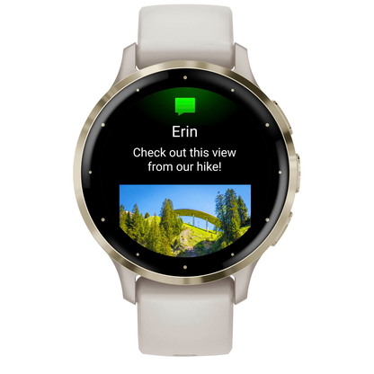 Artikelbild 2 für GARMIN Venu 3S Smartwatch elfenbein, softgold, Artikelnummer 161527