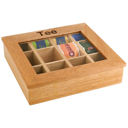 Artikelbild für APS Teebox hellbraun 31,0 x 28,0 cm, 1 St., Artikelnummer 196958
