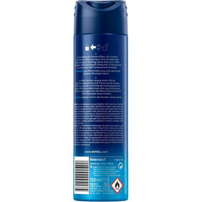 Artikelbild 2 für NIVEA MEN FRESH ACTIVE Deo-Spray 150,0 ml, Artikelnummer 579106
