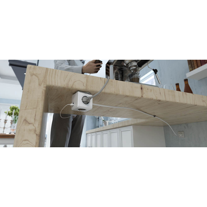 Artikelbild 4 für allocacoc PowerCube Extended DUO USB 2-fach Steckdosenwürfel 1,5 m weiß mit USB-Buchse, Artikelnummer 489827