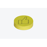 Artikelbild 1 für MAUL Moderationskarten gelb Ø 9,5 cm, 100 St., Artikelnummer 535591