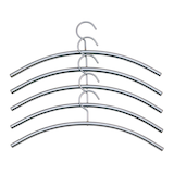 Artikelbild 1 für Kerkmann Kleiderbügel silber, 5 St., Artikelnummer 551937