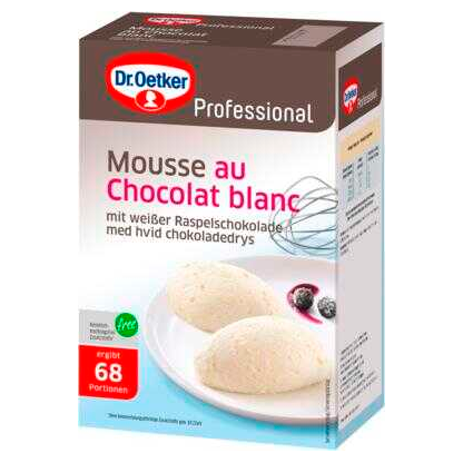 Artikelbild für Dr. Oetker Mousse au Chocolat blanc 1,0 kg, 1 St., Artikelnummer 803377