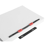 Artikelbild 1 für HASenPfeil ® 1 Heftstreifen für 500 Blatt schwarz Kunststoff, 20 St., Artikelnummer 398228