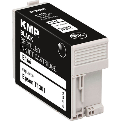 Artikelbild 3 für KMP E166 schwarz Druckerpatrone kompatibel zu EPSON 13 XL / T1301 XL, Artikelnummer 316822