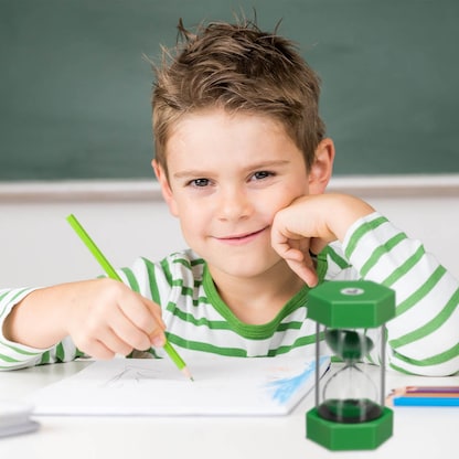 Artikelbild 3 für relaxdays Sanduhren-Set transparent, 5 St., Artikelnummer 382741