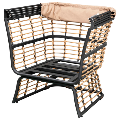 Artikelbild 8 für Garden Pleasure Loungesessel PAROS, schwarz Metall, Artikelnummer 544037