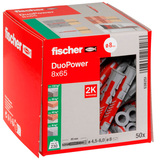 Artikelbild 1 für fischer DuoPower 8x65 2K 538251 Universaldübel Ø 8 mm x 65 mm, 50 St., Artikelnummer 480089