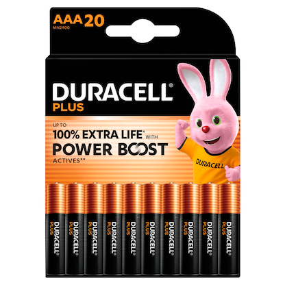 Artikelbild 2 für AKTION: DURACELL Batterien PLUS Alkali-Mangan Micro AAA 1,5 V, 20 St. + GRATIS Salz und Pfeffer Streuer, Artikelnummer 810378
