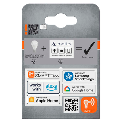 Artikelbild 6 für OSRAM LED-Lampe SMART+ MATTER Classic P40 E14 4,9 W matt, 1 St., Artikelnummer 710099