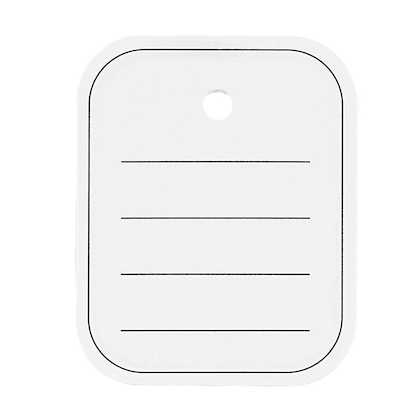 Artikelbild für SIGEL Hängeetiketten weiß 40,0 x 50,0 mm liniert, 500 St., Artikelnummer 231415