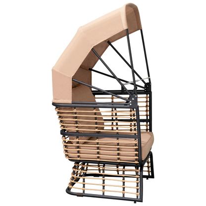 Artikelbild 3 für Garden Pleasure Loungesessel PAROS, schwarz Metall, Artikelnummer 544037