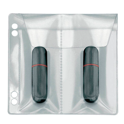 Artikelbild 2 für VELOFLEX 2er USB-Stick-Hüllen abheftbar transparent, 10 St., Artikelnummer 569970