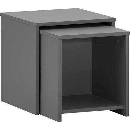 Artikelbild für MÖBELPARTNER Smash Beistelltische-Set rechteckig Holzwerkstoff anthrazit, 2 St., Artikelnummer 254989