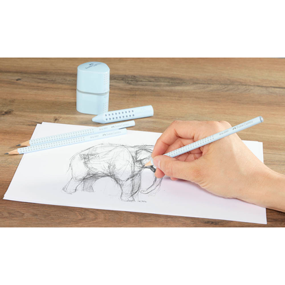 Artikelbild 6 für FABER-CASTELL GRIP 2001 Bleistift-Set B sky blue, 1 Set, Artikelnummer 278368