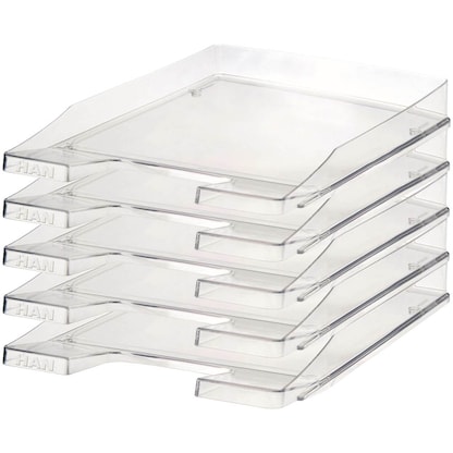 Artikelbild für HAN Briefablagen Junior transparent DIN A4, 5 St., Artikelnummer 688366