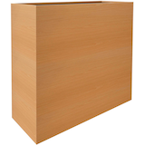 Artikelbild 1 für fm Pflanzkübel Plant Holz buche rechteckig 106,2 x 80,0 cm, 1 St., Artikelnummer 352304