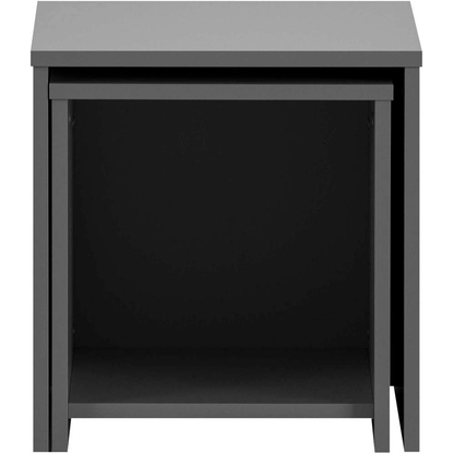 Artikelbild 5 für MÖBELPARTNER Smash Beistelltische-Set rechteckig Holzwerkstoff anthrazit, 2 St., Artikelnummer 254989