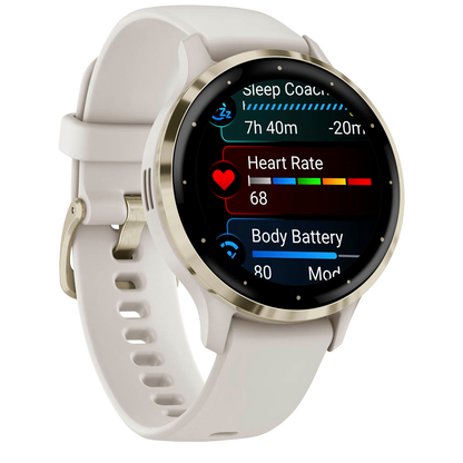 Artikelbild 4 für GARMIN Venu 3S Smartwatch elfenbein, softgold, Artikelnummer 161527