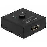 Artikelbild 1 für DeLOCK 2 in1 Umschalter bidirektional 4K 60 Hz HDMI-Switch, Artikelnummer 383424
