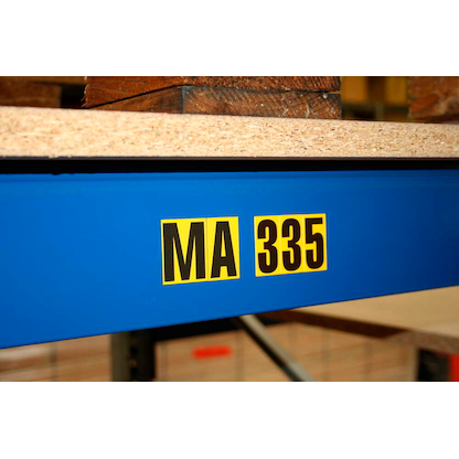 Artikelbild 3 für EICHNER Buchstaben A-Z Magnete gelb 22,5 x 32,5 cm, 2 Bogen, Artikelnummer 702387