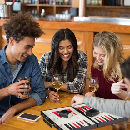 Artikelbild 3 für relaxdays Backgammon Koffer Brettspiel, 1 St., Artikelnummer 366887