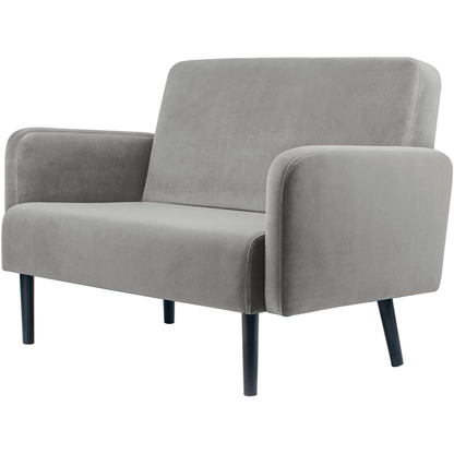 Artikelbild 2 für meet powered by PAPERFLOW 2-Sitzer Sofa LISBOA grau schwarz Stoff 124,0 x 81,5 x 83,0 cm, 1 St., Artikelnummer 851164