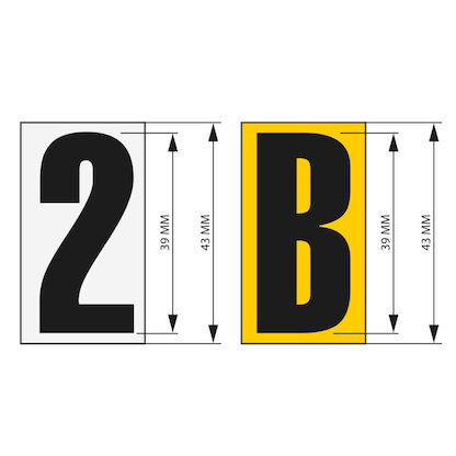 Artikelbild 5 für EICHNER Buchstaben A-Z Magnete gelb 22,5 x 32,5 cm, 2 Bogen, Artikelnummer 702387