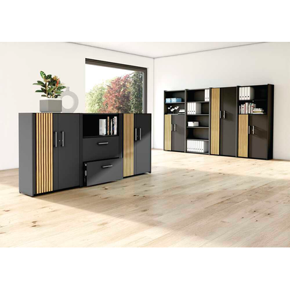 Artikelbild 5 für Kerkmann Regalschrank Oxford, 13000235 anthrazit 80,0 x 36,0 x 183,0 cm, 1 St., Artikelnummer 802738