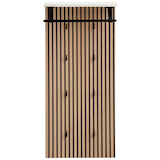 Artikelbild 1 für MÖBELPARTNER Wandgarderobe Loft 157121 eiche Holz 8 Haken 50,0 x 110,6 cm, Artikelnummer 255206