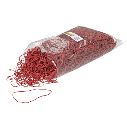 Artikelbild 3 für office discount Gummiringe rot, Ø 10,0 cm, 1000,0 g, Artikelnummer 621276