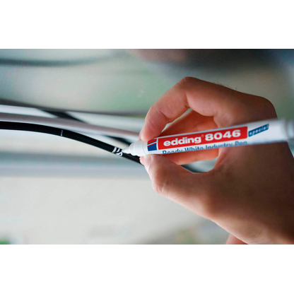 Artikelbild 8 für edding Ready 8046 Industriemarker weiß 1,0 - 3,0 mm, 1 St., Artikelnummer 347516