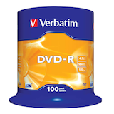 Artikelbild 1 für verbatim DVD-R 4,7 GB, 100 St., Artikelnummer 264162