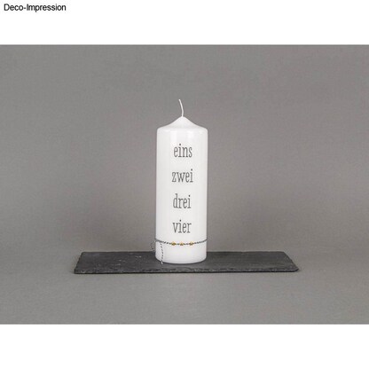 Artikelbild 3 für Rayher Bastelset Adventszahlen Transferfolie Zahlen 1 - 4 transparent/schwarz, Artikelnummer 779383