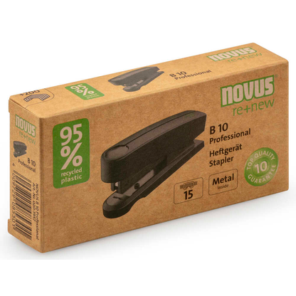 Artikelbild 6 für novus Heftgerät B 10 Professional re+new schwarz, 1 St., Artikelnummer 787006