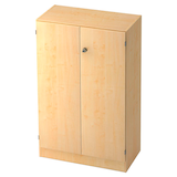 Artikelbild 1 für HAMMERBACHER Aktenschrank Gradeo, V6550/3/3/SG ahorn 2 Fachböden 80,0 x 42,0 x 127,0 cm, Artikelnummer 628166