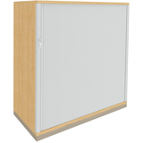 Artikelbild 1 für fm fastline Rollladenschrank silber, königsahorn 2 Fachböden 120,0 x 44,2 x 113,3 cm, Artikelnummer 160517