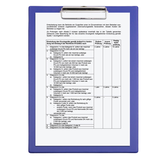 Artikelbild 1 für MAUL Klemmbrett 2335237 DIN A4 blau Karton, 1 St., Artikelnummer 781237