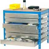 Artikelbild 1 für Simonrack Werkbank SIMONWORK BT5 BOX blau 6 Schubladen 91,0 x 61,0 x 84,2 cm, Artikelnummer 359446