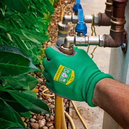 Artikelbild 2 für GRÜNTEK® unisex Gartenhandschuhe grün Größe 9, 5 Paar, Artikelnummer 316798