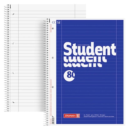 Artikelbild für BRUNNEN Collegeblock Student liniert DIN A4 mit Rand, 5 St., Artikelnummer 770699