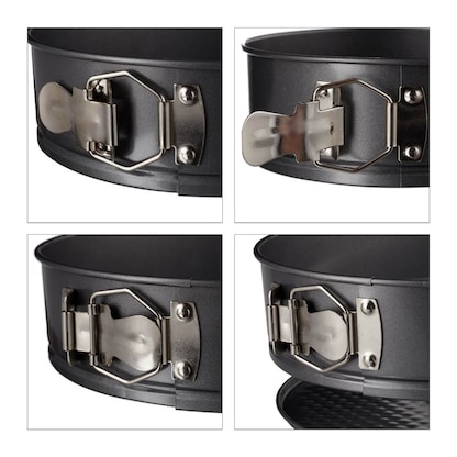 Artikelbild 4 für relaxdays Springformen-Set Ø 18,0/24,0/26,0/28,0 cm, 1 Set, Artikelnummer 352068