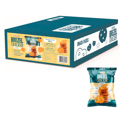 Artikelbild für HELLMA Brezel Cracker 980,0 g, 28 St., Artikelnummer 491211