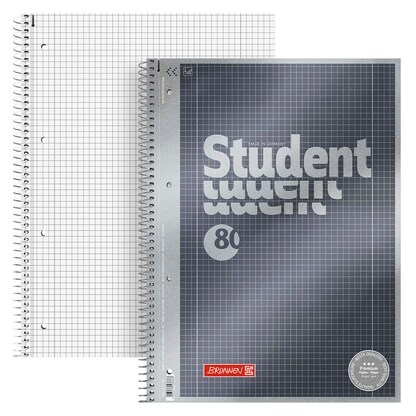 Artikelbild für BRUNNEN Collegeblock Premium Student 28 kariert DIN A4 mit Randlinie (innen und außen), 5 St., Artikelnummer 770707