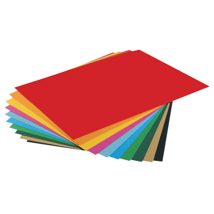 Artikelbild 2 für folia Tonpapier farbsortiert 130 g/qm 20 Blatt, Artikelnummer 132682