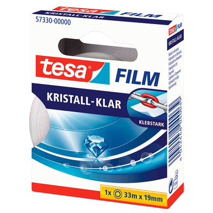 Artikelbild 3 für tesa KRISTALL-KLAR Klebefilm transparent 19,0 mm x 33,0 m 1 Rolle, Artikelnummer 241471
