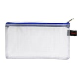 Artikelbild 1 für FolderSys Reißverschlussbeutel DIN lang transparent/blau 0,15 mm, 1 St., Artikelnummer 101933