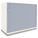 Artikelbild 1 für fm Sidney Rollladenschrank weiß 1 Fachboden 100,0 x 44,2 x 78,1 cm, Artikelnummer 160637