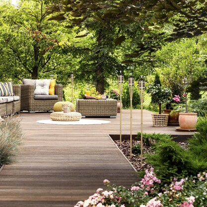 Artikelbild 5 für relaxdays Gartenfackeln braun, 10 St., Artikelnummer 351934