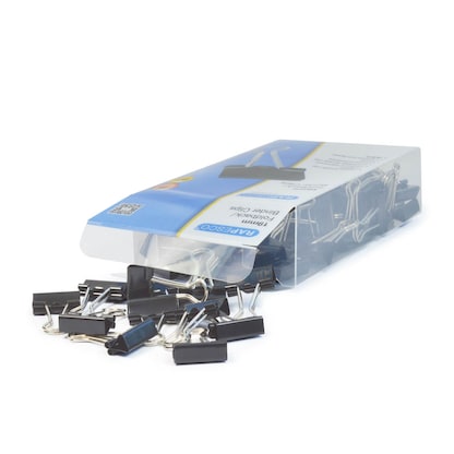 Artikelbild 2 für RAPESCO® Foldbackklammern schwarz 1,9 cm, 80 St., Artikelnummer 700662